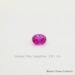2.01CTS Unheated Pink Sapphire
