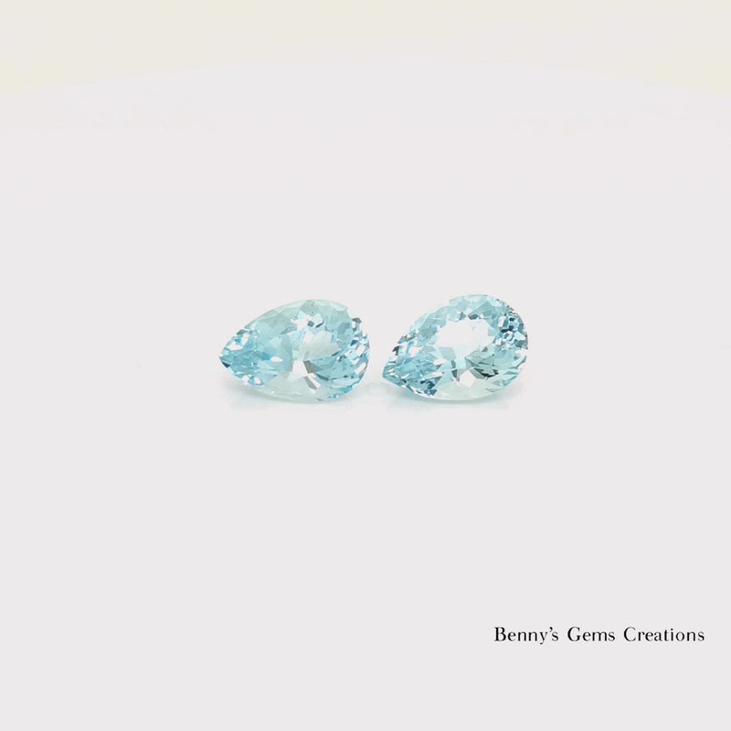 4.91CTS Aquamarine Pair