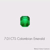 7.01CTS Colombian Emerald