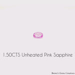 1.50CTS Unheated Pink Sapphire