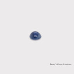 3.32CTS Unheated Cabochon Burmese Blue Sapphire