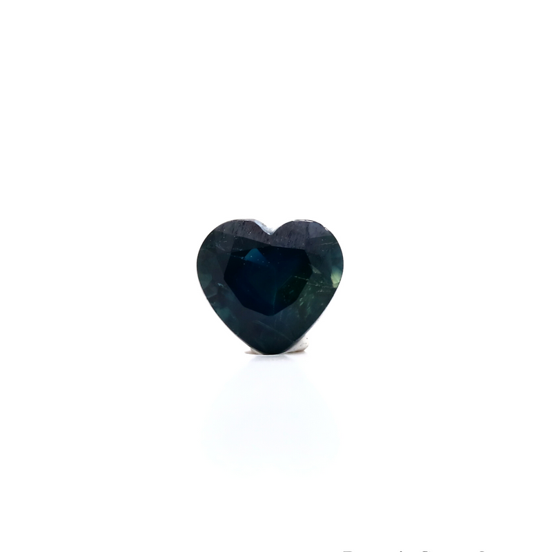 1.74cts unheated bluish green sapphire