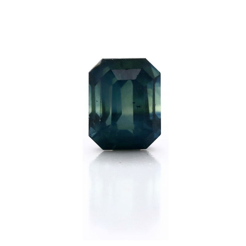 2.19cts unheated teal sapphire