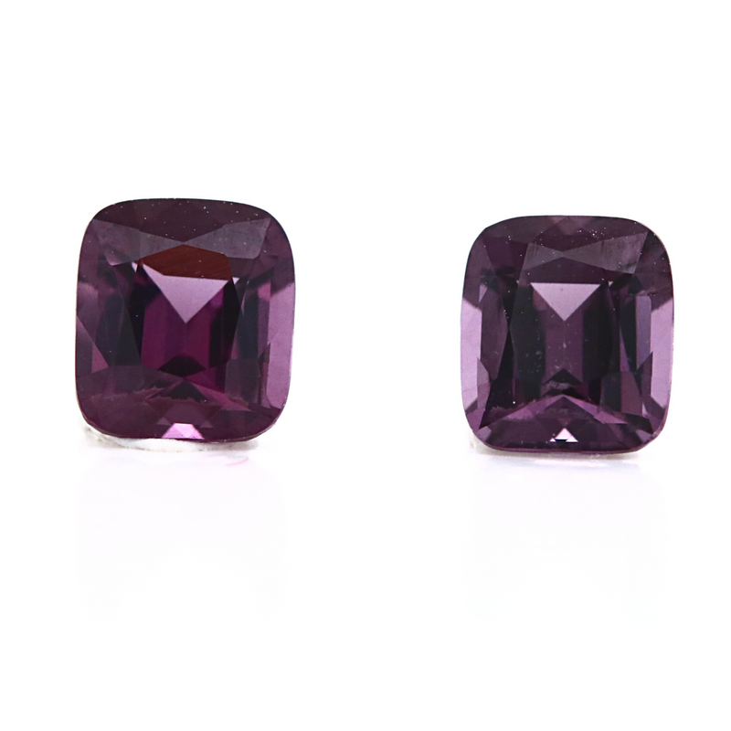 1.35cts purple spinel pair