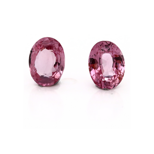 1.30cts unheated padparadscha pair