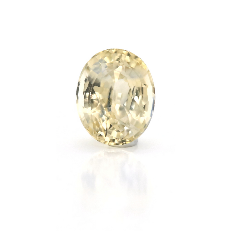 1.63cts unheated yellow sapphire